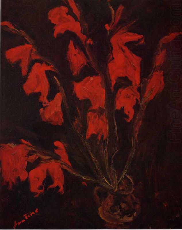 Chaim Soutine Glaieuls Rouges oil painting picture